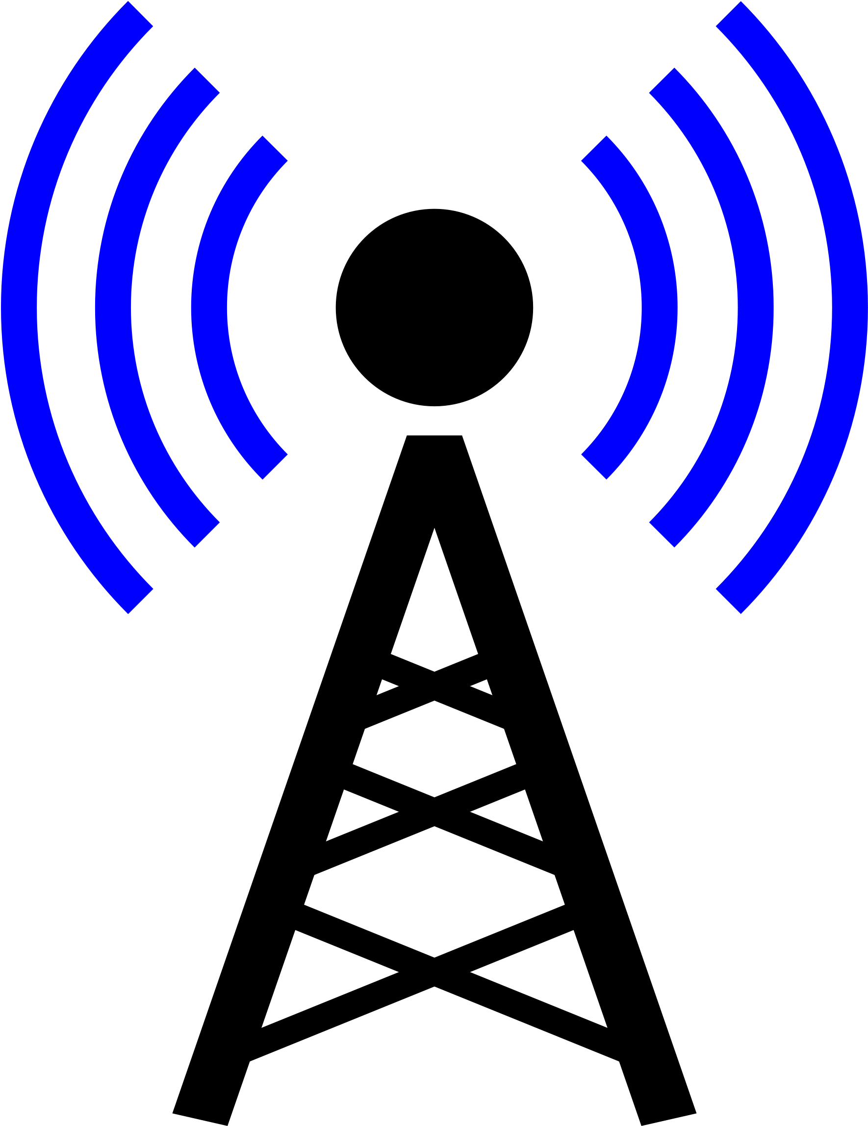 Open - Wifi Symbol (2000x2526), Png Download