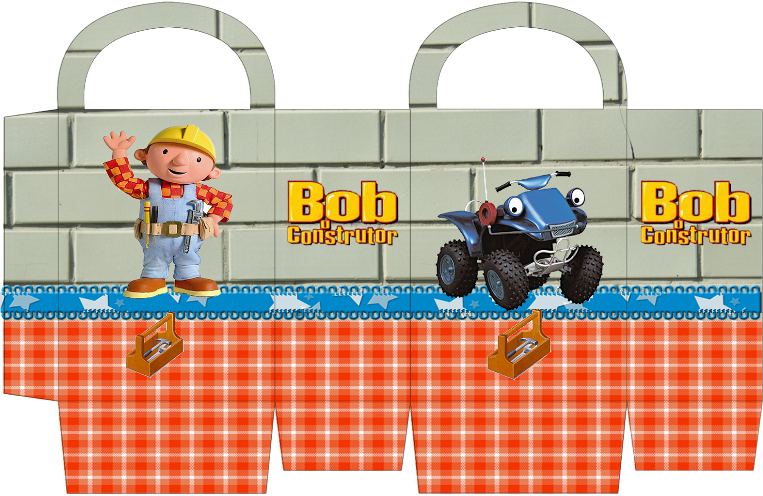 Sacolinha Pequena Bob - Bob The Builder (1600x1236), Png Download