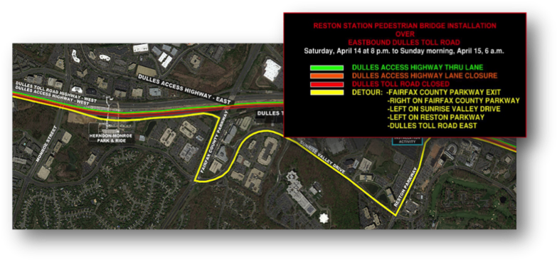 All Dtr Traffic Heading To Fairfax County Parkway, - Junction (800x382), Png Download
