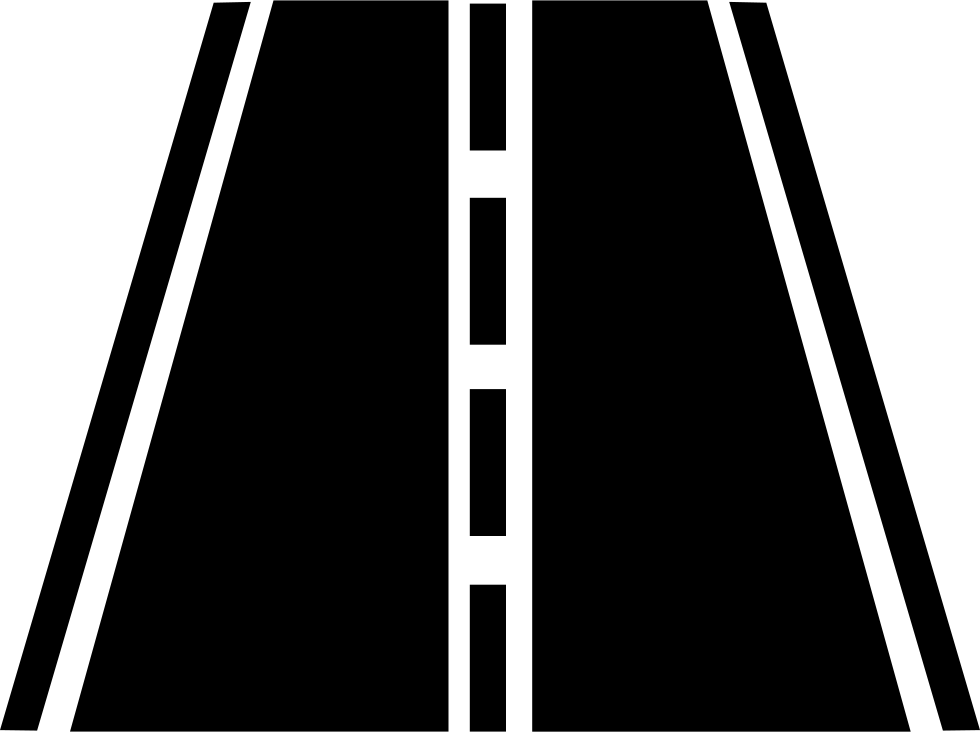 Highway Comments - Monochrome (980x732), Png Download