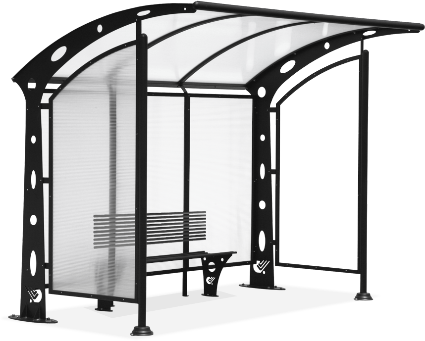 Shelf Waits For Metal Buses With Side Walls And Acaya - Bus (1250x700), Png Download