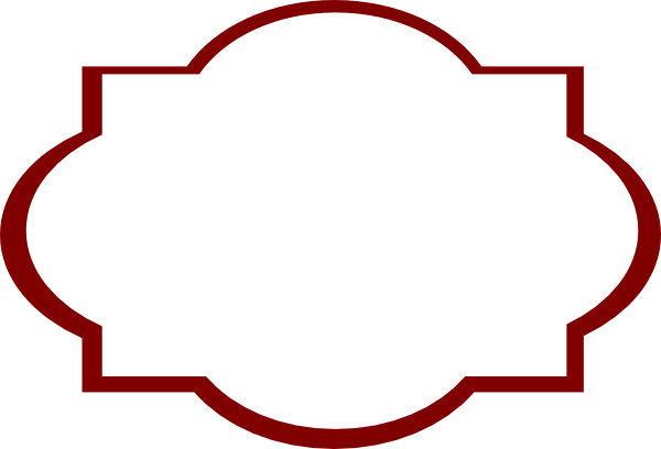 Decorative Frame Shape Png (600x408), Png Download