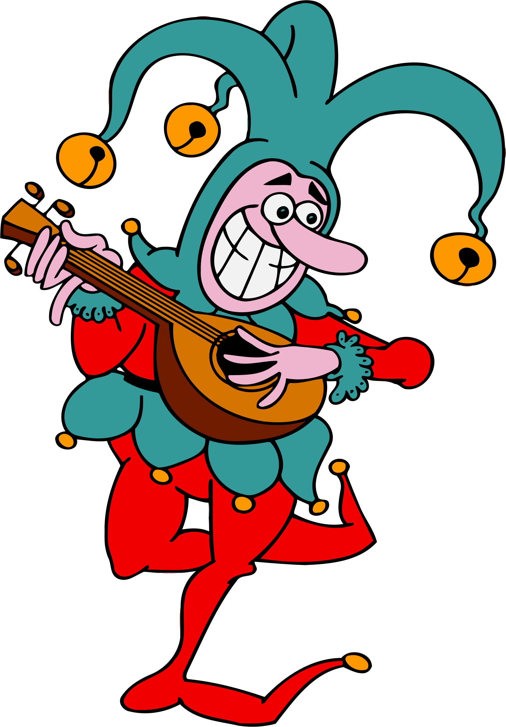 Hat Clipart Medieval - Jester Clipart (553x794), Png Download