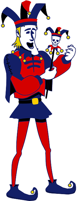 Jester Clipart Transparent - Jester Singing (320x640), Png Download