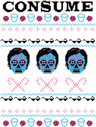 Obey Christmas - Taos Pueblo (571x495), Png Download