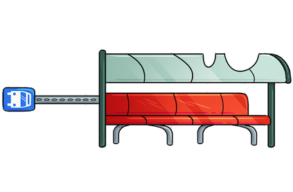 Bus Stop Magisword - Mighty Magiswords (474x276), Png Download