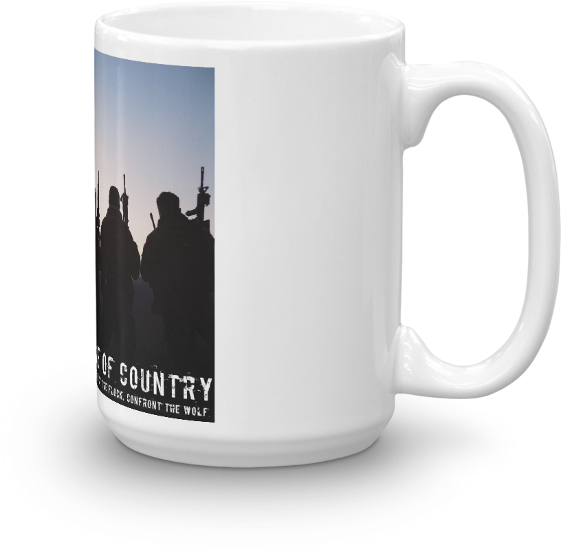 Protect The Flock Mug - Pink Fri-yay Mug - 15oz (1000x1000), Png Download