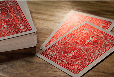 Bicycle Metal Luxe Playing Cards, Crimson (400x400), Png Download