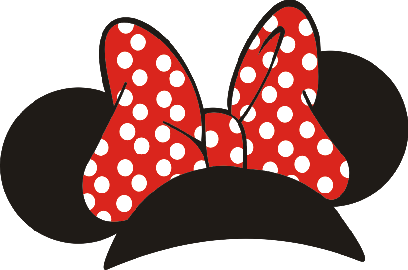 Minnie And Mickey Party, Toppers Or Free Printable - Toppers Minnie Vermelha Para Imprimir (828x547), Png Download