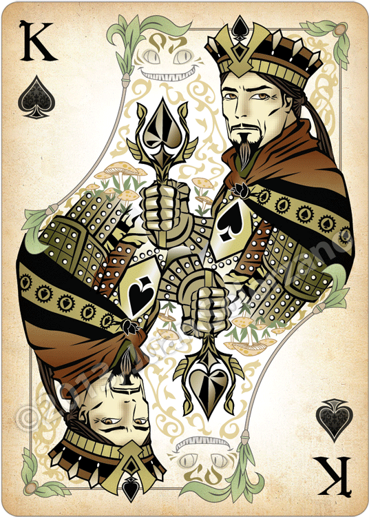 Your Email Addr - Queen Jack Of Spade (585x800), Png Download