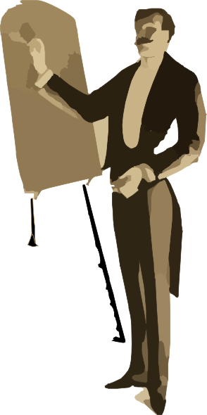 Small - Portrait Painting Png (294x590), Png Download