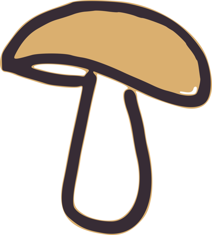 Edible Mushroom Pizza Common Mushroom Food - Mushroom Clipart (676x750), Png Download