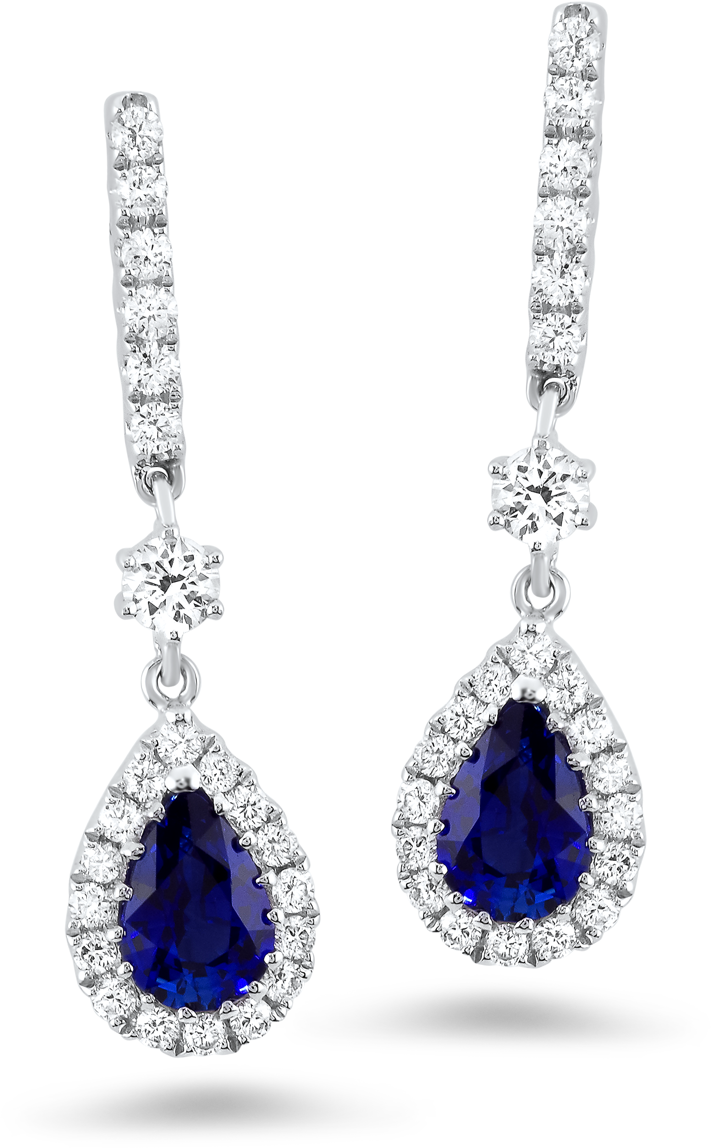 47 Carat Diamond Earrings - Earring (2559x2559), Png Download
