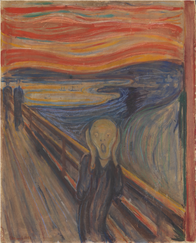Even Those Who Know Nothing About Art Recognize The - Edvard Munch (1600x802), Png Download