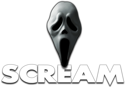 Scream Movie Image With Logo And Character - Scream (500x281), Png Download