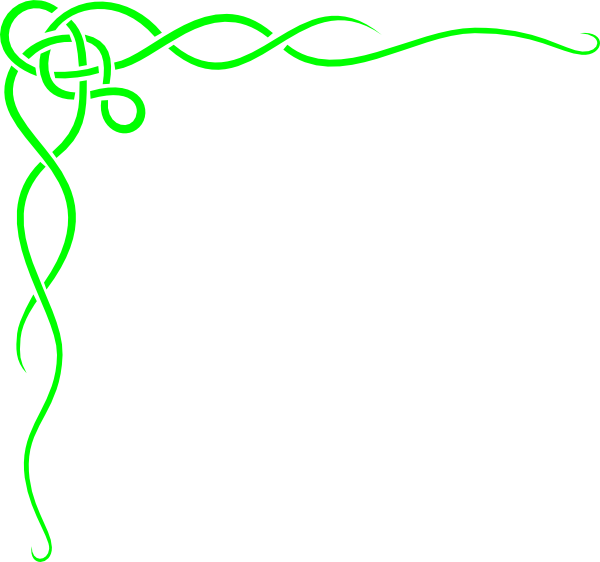 Green Clipart Boarder - Bordas Para Convite De Casamento (600x562), Png Download
