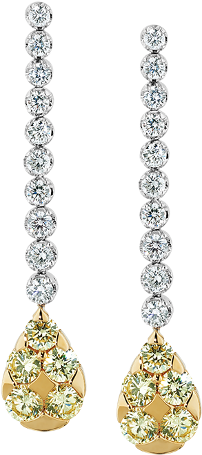 Earrings - Latest Gold Drop Earrings Designs (720x720), Png Download
