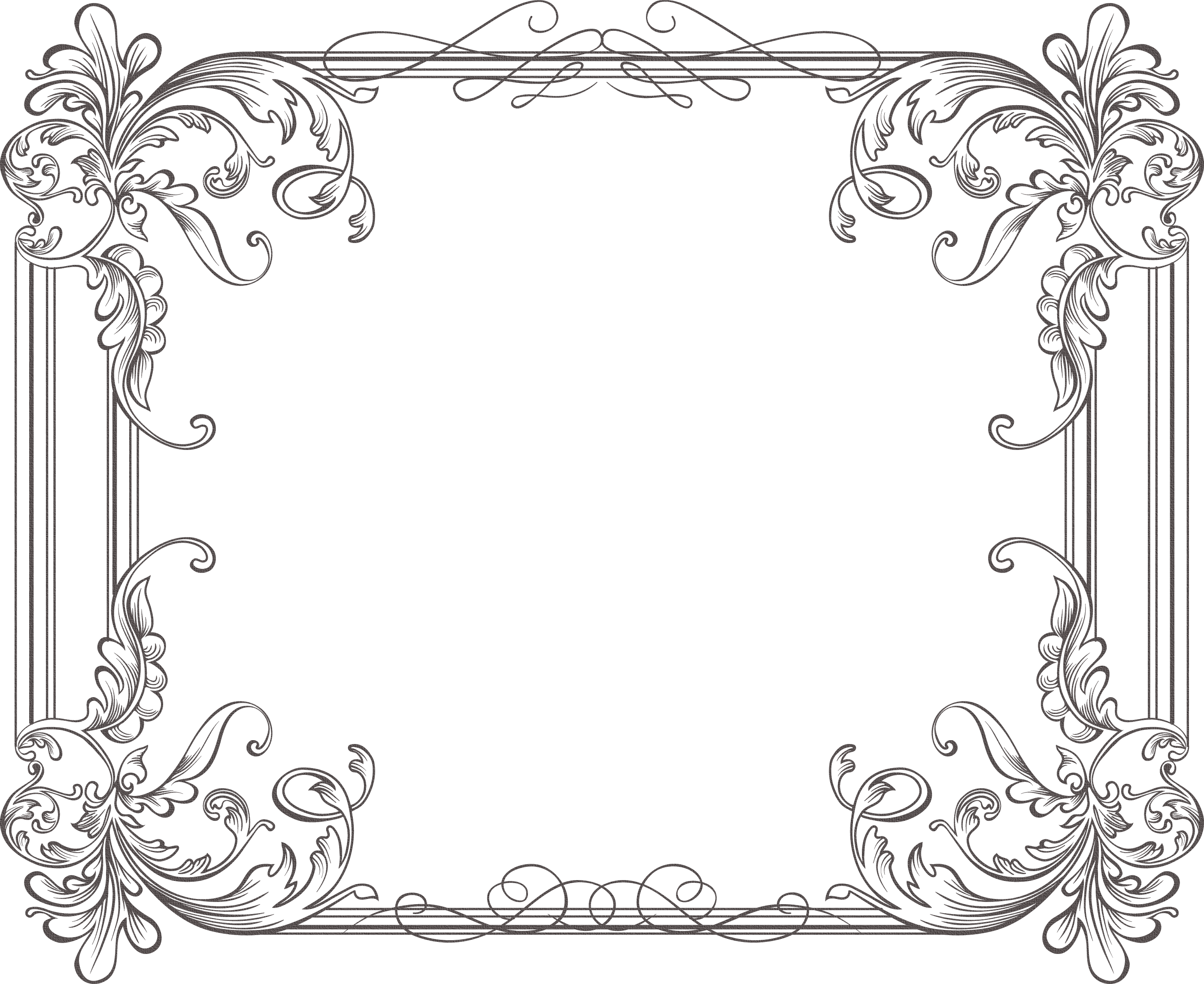 Pin By Mary Barnes-ekobena On Assorted Frames For Artwork/journaling - Download Frame Png Wedding Free (2805x2292), Png Download