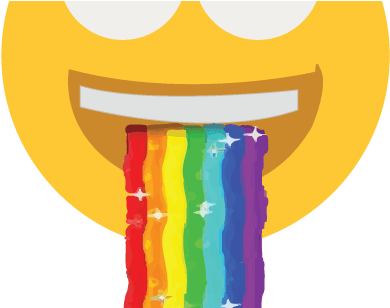 Emojis Wow247 Snapchatrainbow - Smiley (461x307), Png Download