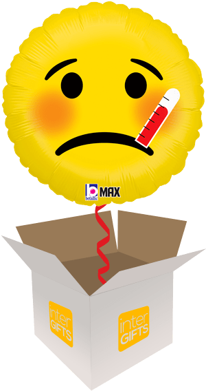 Sick Emoji - Emoji Get Well (568x568), Png Download