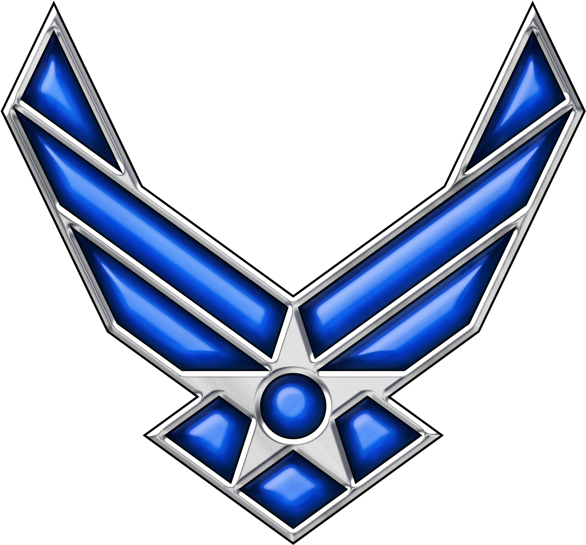 Air Force Logo Transparent Png Pictures - Air Force Logo Transparent (1243x1155), Png Download