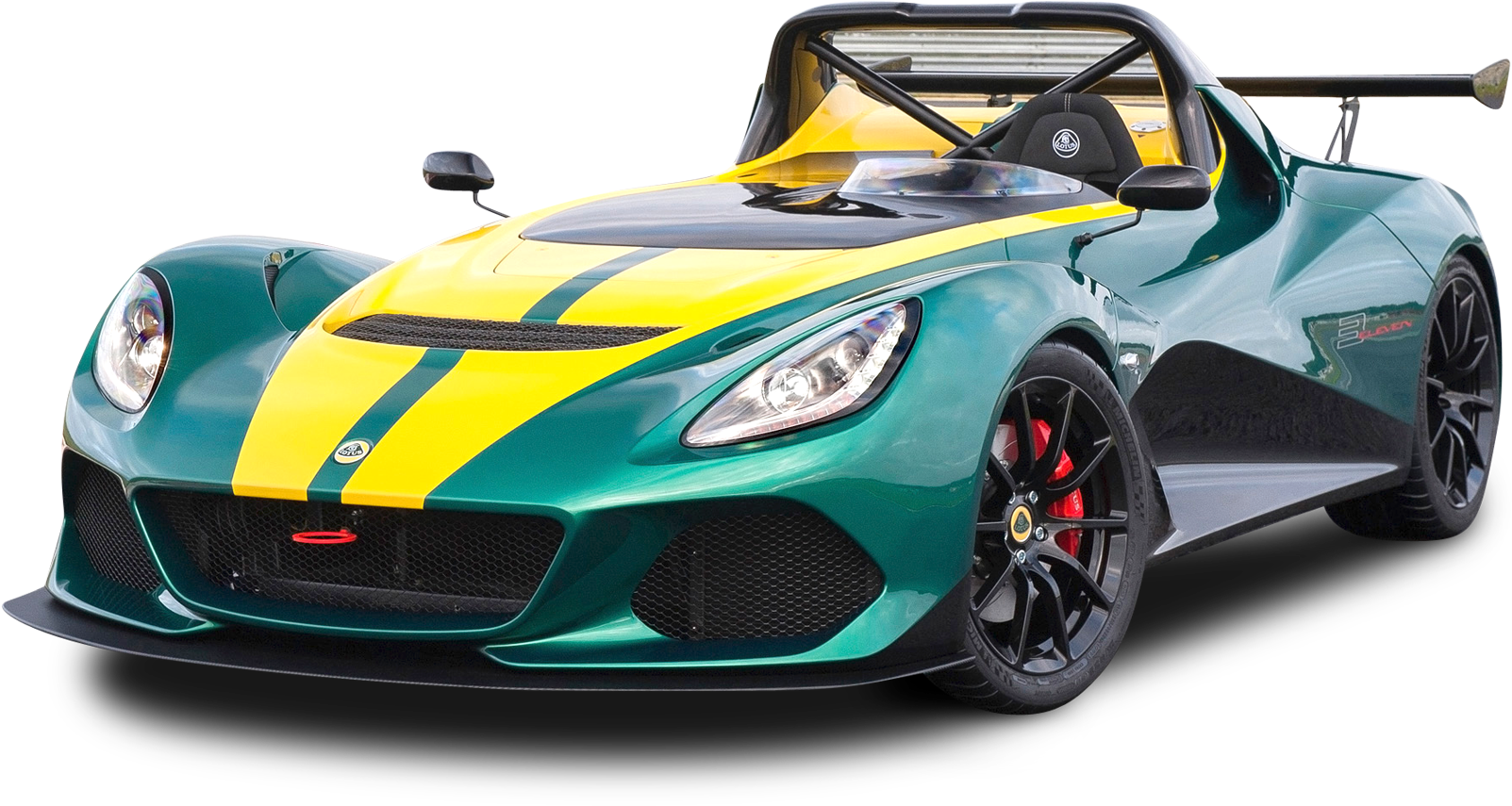 Green Lotus 3 Eleven Sports Car Png Image - Lotus 3 Eleven (1750x965), Png Download