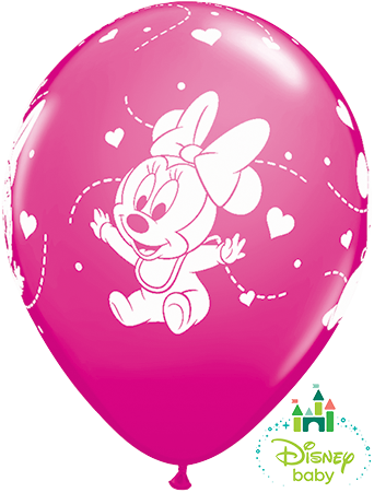 42843 Minnie Baby 42843 W Wb Minnie Side2 42843 W Wb - 40th Birthday Balloon Png (342x451), Png Download
