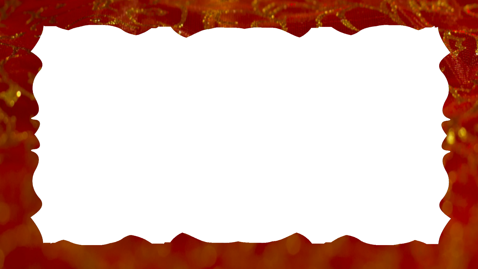 Natal-red And Gold 2 Png - Funny Picture Frames Png (1600x900), Png Download