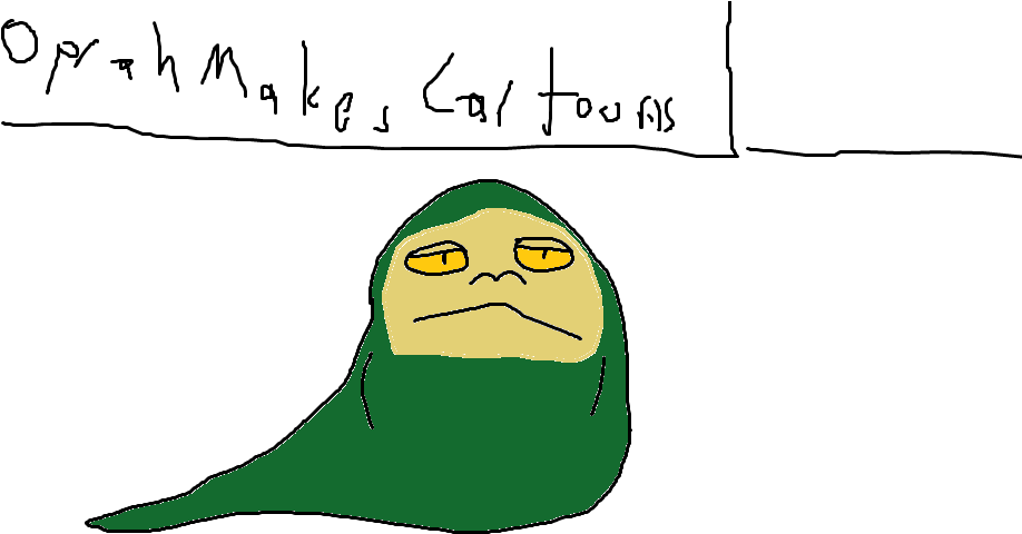 Jabba The Hutt - Eatle Oprah Makes Cartoons (928x494), Png Download