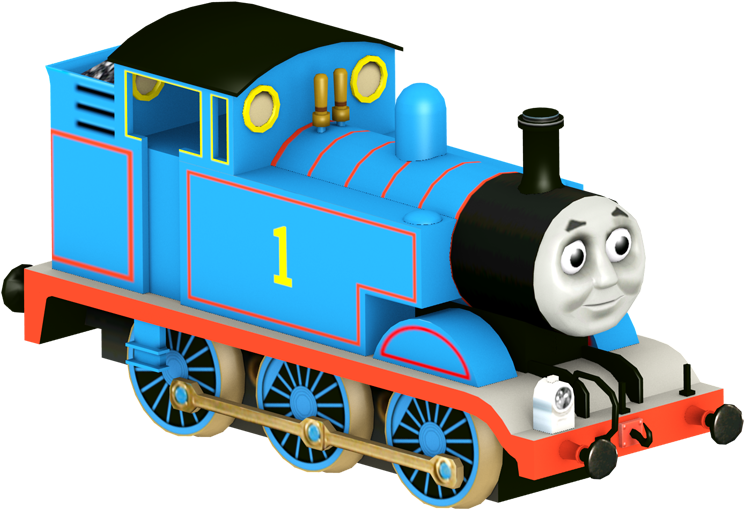 Download Zip Archive - Thomas The Tank Engine Render (750x650), Png Download