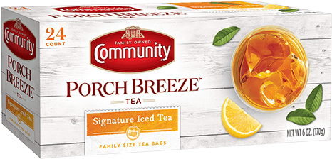 Porch Breeze™ Signature Iced Tea Bags, 24 Ct - Community Porch Breeze Tea (600x400), Png Download