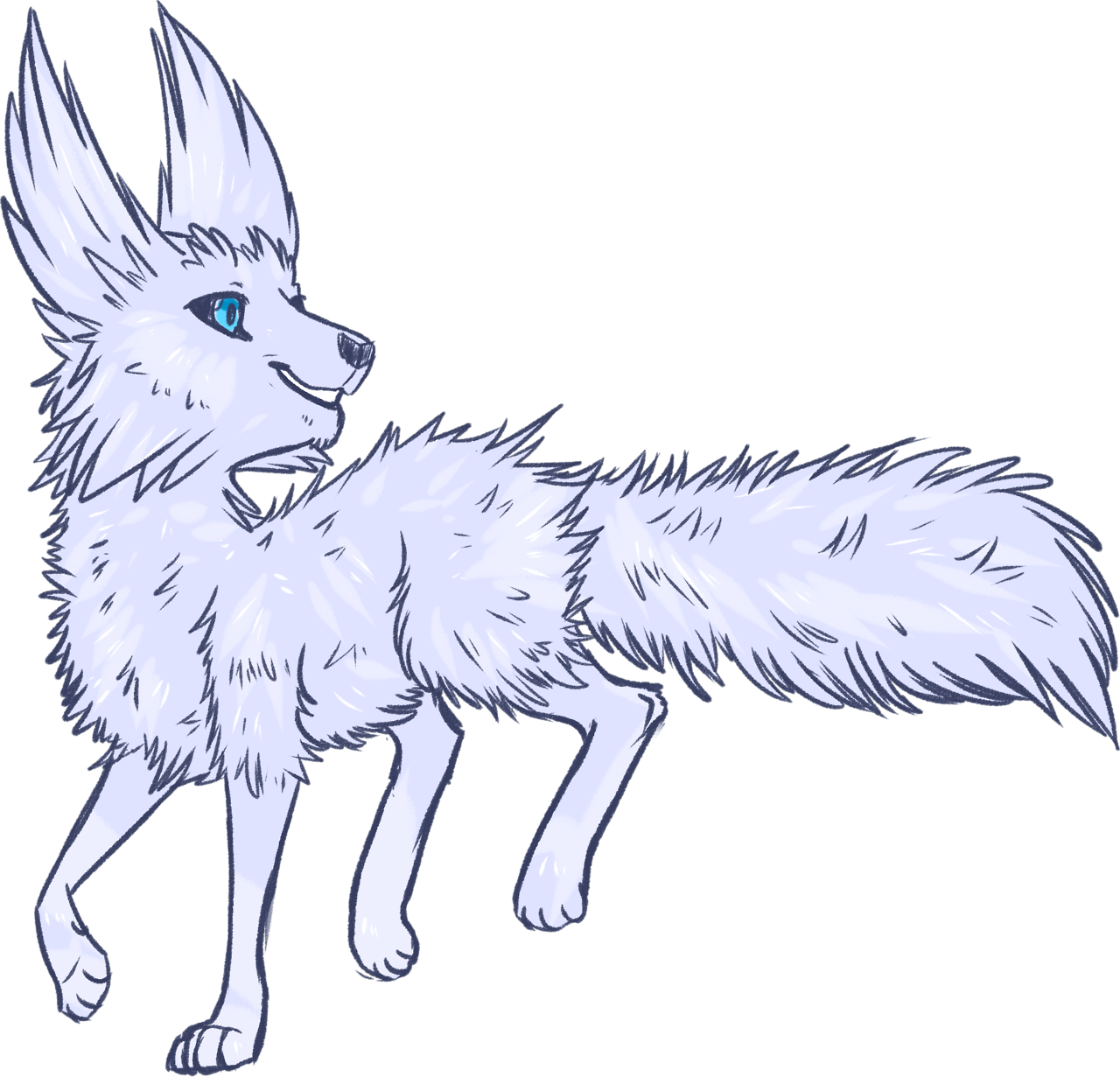 Little Colored Sketch Of A Vulptex Star Wars Rebels - Star Wars Vulptex Art (1280x1231), Png Download