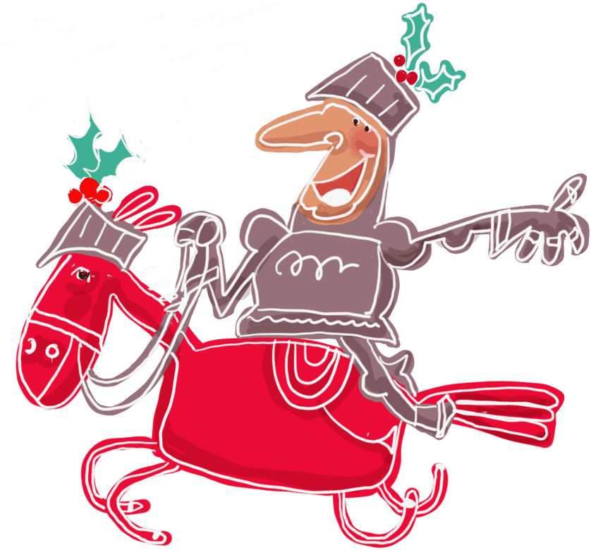 Vector Black And White Download St Thomas More Collegiate - Knight Christmas (857x811), Png Download