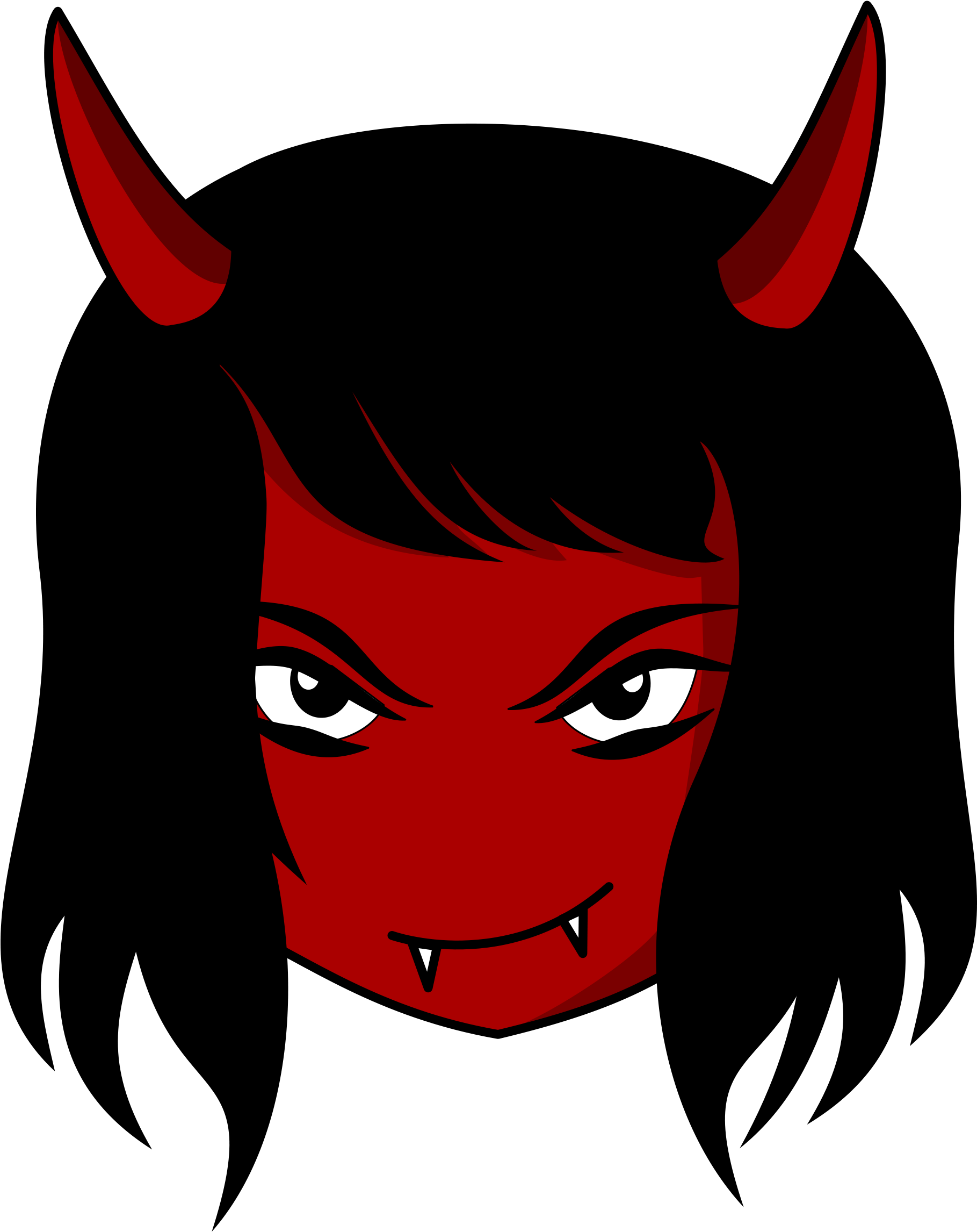 Open - Evil Svg (2000x2333), Png Download