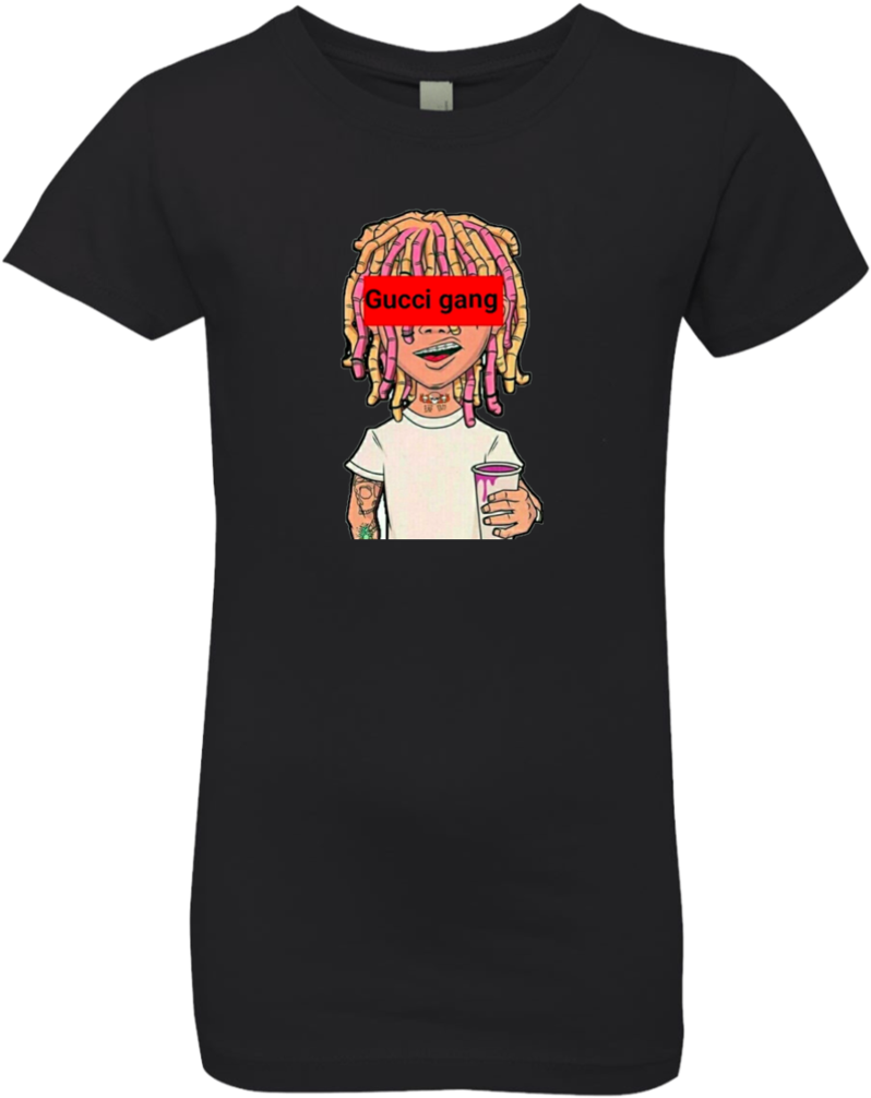 Lil Pump Gucci Gang Girls' Princess T Shirt T Shirts - Lil Pump - Esskeetit Box Logo Basic Tees (1024x1024), Png Download