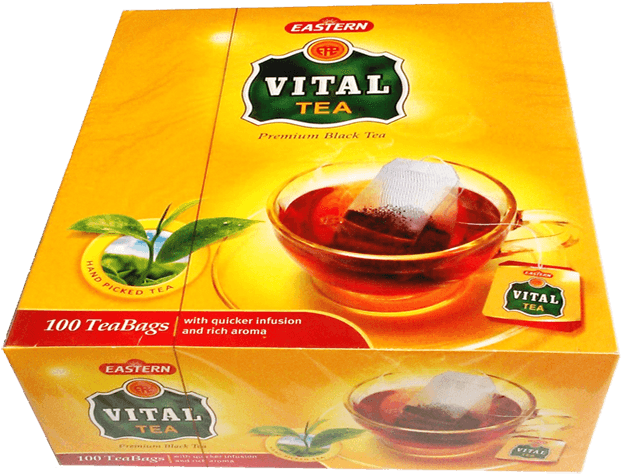 Vital Tea 50 Tea Bags (650x500), Png Download