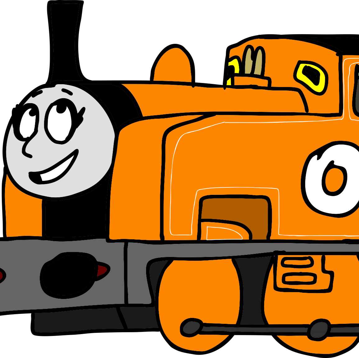 Thomas The Tank Engine Clipart The Caledonian - Thomas J50 Tank Engine (1155x1152), Png Download