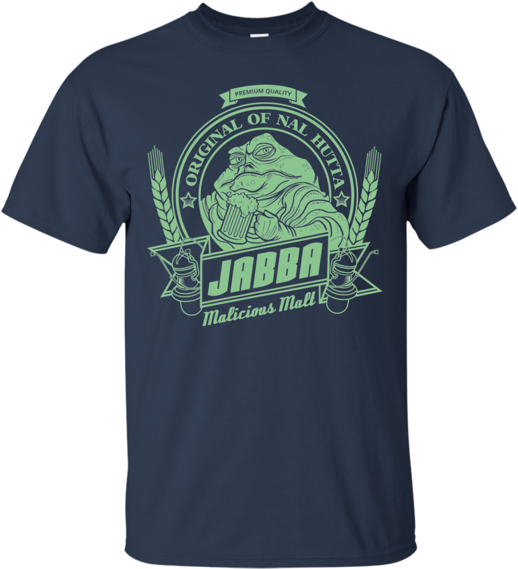 Jabba Malt T-shirt - Biker Girl T Shirt (1155x1155), Png Download