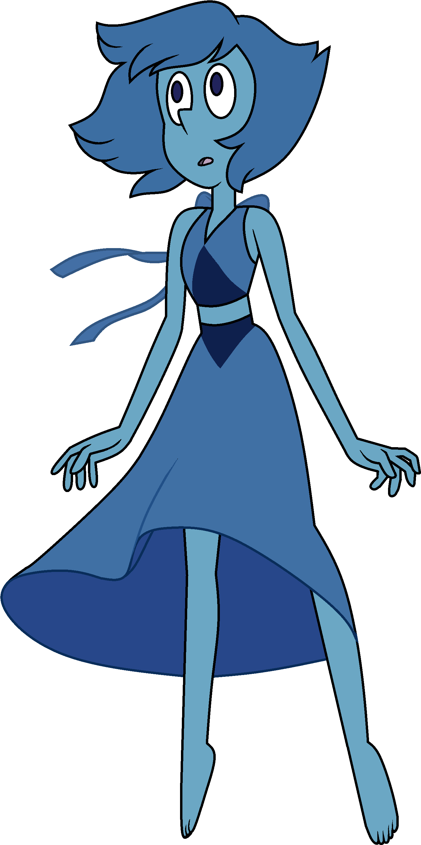 Lapis Lazuli Cloudy By King - Steven Universe Lapis Lazuli Jasper (1489x3250), Png Download