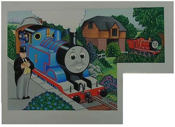 Thomas, James And The Fat Controller Scene - James And The Fat Controller (700x700), Png Download