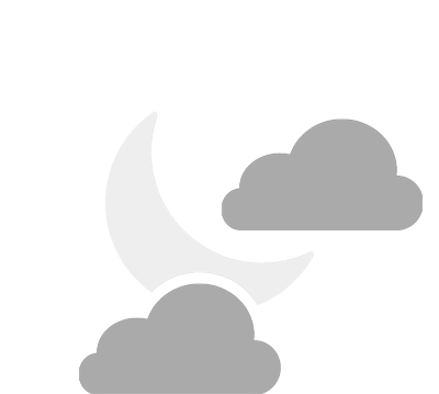 Cloudy - Weather Moon Icon Png (480x480), Png Download