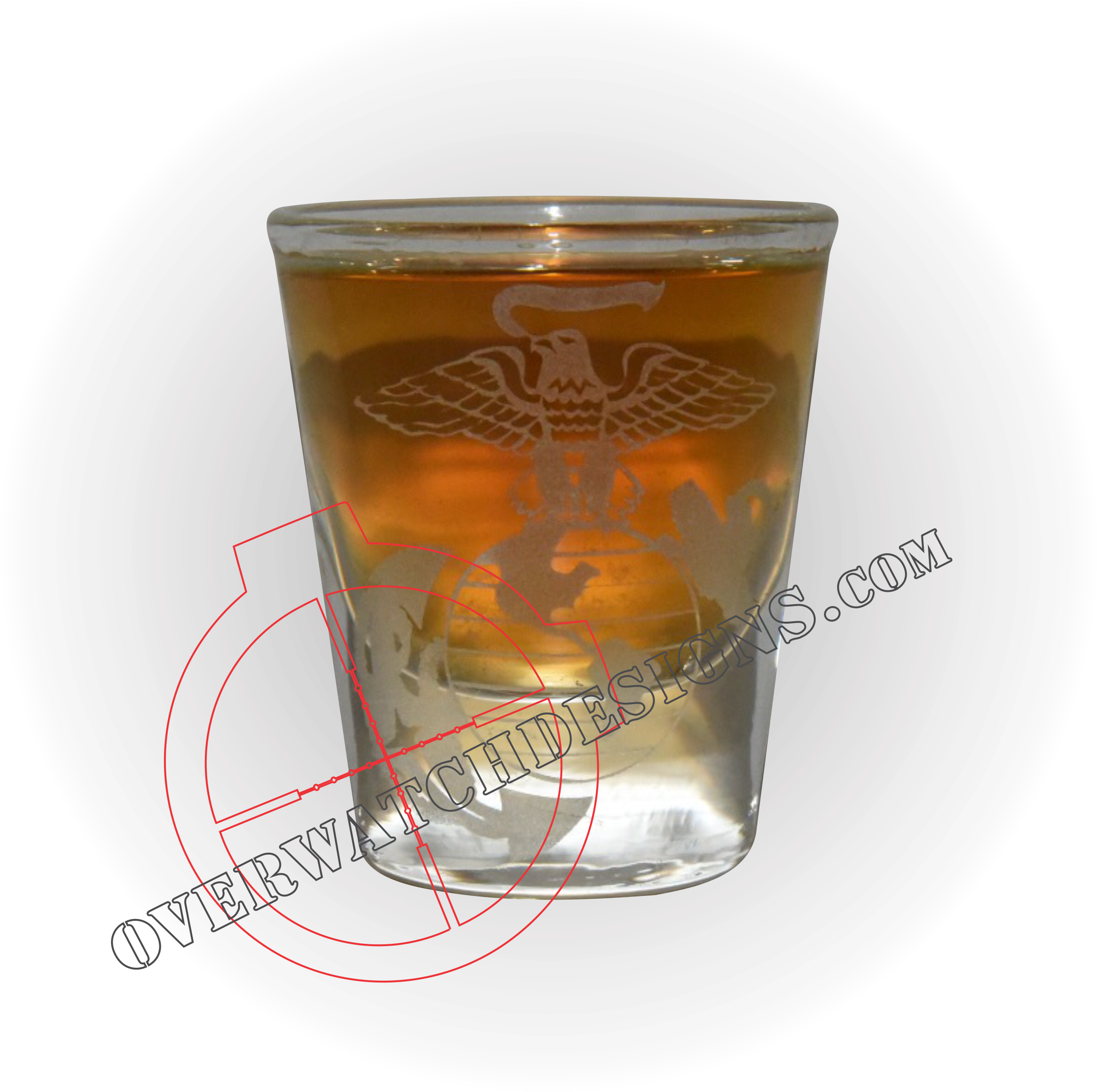 Eagle Globe And Anchor Whiskey Glass - Glencairn Whisky Glass (2409x2396), Png Download