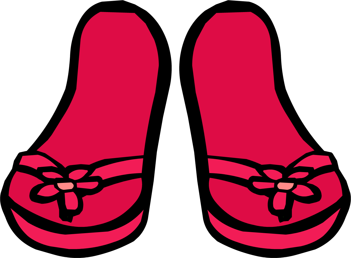 Magenta Sandals - Magenta Flips Flops Throw Blanket (1398x1027), Png Download