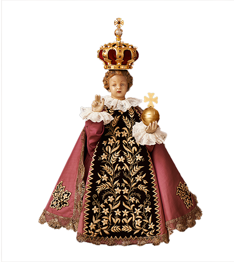 Dressing The Prague Infant Jesus - Niño Jesús De Praga (466x522), Png Download
