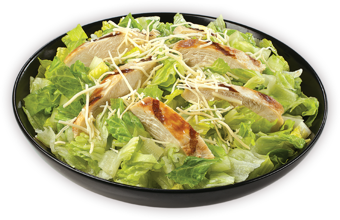 Romaine Lettuce, Grilled Chicken Breast And Parmesan - Chicken As Food (681x441), Png Download