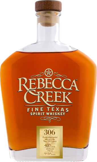 Premium Texas Whiskey - Rebecca Creek Fine Texas Spirit Whisky (341x568), Png Download