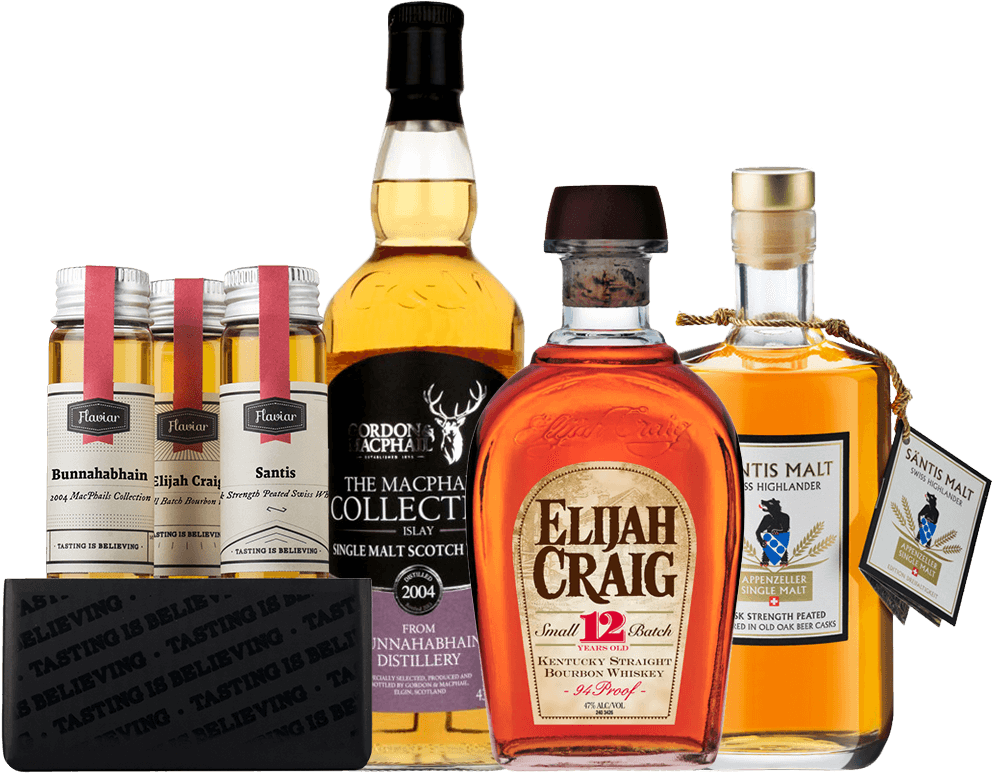 Whiskies Of The World - Elijah Craig Small Batch Bourbon 750ml (1142x850), Png Download