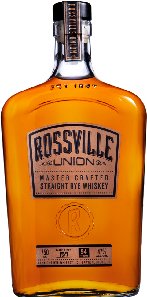 Rossville Union Master Crafted Straight Rye Whiskey - Rossville Union Rye (750x1002), Png Download