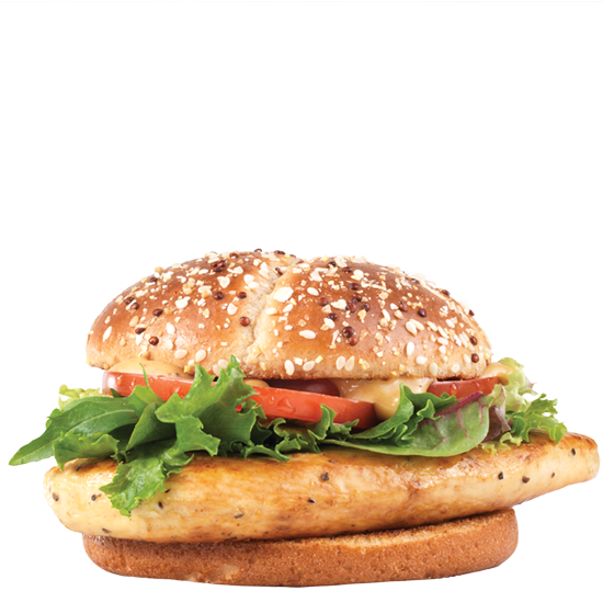 Ultimate Grilled Chicken - Grilled Chicken Sandwich Wendy's (549x549), Png Download