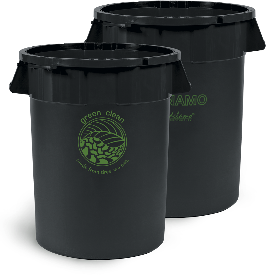 32-gal Dynamo Trash Can - Waste Container (915x1000), Png Download